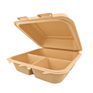 3-Compartment Clamshell - Pack of 50 Pieces